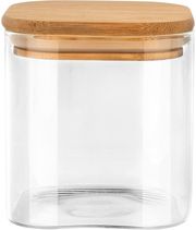 Δοχείο Αποθήκευσης Γυάλινο-Bamboo Essentials Estia 550ml 01-12922 (Υλικό: Γυαλί, Χρώμα: Διάφανο ) – estia – 01-12922
