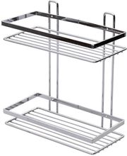 Εταζέρα 2 Όροφη Μεταλλική Inox Elegant Estia 25x12x27εκ. 02-8680 (Υλικό: Ανοξείδωτο) – estia – 02-8680