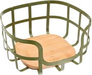 Φρουτιέρα Μεταλλική-Bamboo Λαδί Essentials estia 24x24x12,7εκ. 01-14162 (Υλικό: Μεταλλικό, Χρώμα: Λαδί) – estia – 01-14162