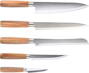 Μαχαίρια Με Βάση Σετ 5τμχ Allure 16x8x33εκ. Estia 01-24826 (Υλικό: Ξύλο) – estia – 01-24826