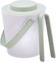 Παγοδοχείο Πλαστικό Με Καπάκι & Λαβίδα Διπλότοιχο Mint Estia 15,3×15,3×16,2εκ. 01-15275 Υλικό