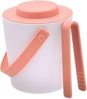 Παγοδοχείο Πλαστικό Με Καπάκι & Λαβίδα Διπλότοιχο Σάπιο Μήλο Estia 15,3×15,3×16,2εκ. 01-15268