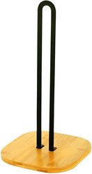 Βάση Για Ρολό Κουζίνας Μεταλλική-Bamboo Μαύρη Essentials Estia 16×31,3εκ. 01-13196 Υλικό: Μεταλλικό