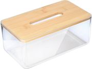 Θήκη Για Χαρτομάντηλα Με Καπάκι Πλαστική-Bamboo Essentials Estia 23x13x10εκ. 02-17682 (Υλικό: Πλαστικό) – estia – 02-17682