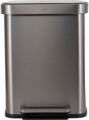 ESTIA ΚΑΔΟΣ ΑΠΟΡΡΙΜΑΤΩΝ FLATOP SOFT CLOSE 50LT ΜΑΤ ΙΝΟΞ 01-31954