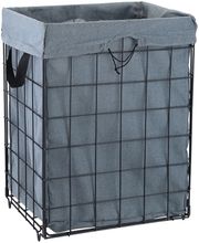 Καλάθι Απλύτων Πτυσσόμενο Μεταλλικό Cage 40x35x55εκ. Estia 01-30094 (Υλικό: Μεταλλικό) – estia – 01-30094
