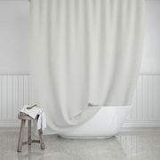 Κουρτίνα Μπάνιου Αδιάβροχη Polyester Camellia Pearl 180×200εκ. Estia 02-28084 Ύφασμα: Polyester, Χρώμα