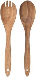 Σετ 2τμχ Κουτάλα Με Πιρούνα Allure 6,5×1,5×30εκ. Estia 01-28695 (Υλικό: Ξύλο) – estia – 01-28695