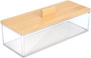 Κουτί Οργάνωσης Με Καπάκι Πλαστικό-Bamboo Essentials Estia 23,3×9,4×8,8εκ. 02-17668 (Υλικό: Πλαστικό) – estia – 02-17668