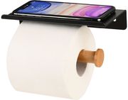 Χαρτοθήκη Επιτοίχια Μεταλλική-Bamboo Essentials Μαύρη 18,1×9,7×7,5εκ. Estia 02-30827 (Υλικό: Μεταλλικό, Χρώμα: Μαύρο) – estia – 02-30827