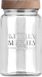 ESTIA ΔΟΧΕΙΟ ΑΠΟΘΗΚΕΥΣΗΣ ALLURE ΓΥΑΛΙΝΟ 1000ML 10X10X18CM 01-31497