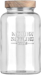 ESTIA ΔΟΧΕΙΟ ΑΠΟΘΗΚΕΥΣΗΣ ALLURE ΓΥΑΛΙΝΟ 2000ML 12X12X21.6CM 01-31480