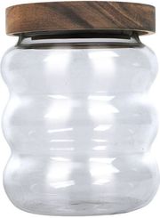 Δοχείο Αποθήκευσης Γυάλινο Allure 500ml-9,5×9,5×12εκ. Estia 01-31510 (Υλικό: Ξύλο, Χρώμα: Διάφανο ) – estia – 01-31510