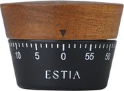 Χρονόμετρο Κουζίνας Αναλογικό 60′ Μαύρο Allure 7,4×5,3εκ. Estia 01-32722 Υλικό: Ξύλο, Χρώμα