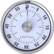 Χρονόμετρο Κουζίνας Ανοξείδωτο Με Μαγνήτη Αναλογικό 60′ Inox 6x6x3,6εκ. Estia 01-32692 Υλικό