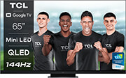 TV TCL 65C935 65'' MINI-LED QLED 144HZ 4K ULTRA HD GOOGLE TV SMART WIFI