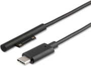 4SMARTS MICROSOFT SURFACE CONNECT TO USB TYPE-C CHARGING CABLE 5A 1M BLACK