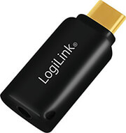 LOGILINK UA0356 USB 3.2 AUDIO ADAPTER USB C/M TO 3.5 MM/F BLACK