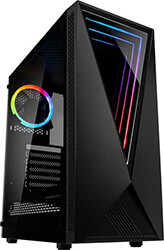 CASE KOLINK VOID RGB MIDI-TOWER – BLACK – TEMPERED GLASS WINDOW