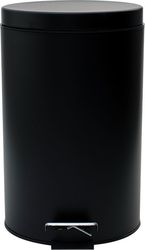 ESTIA ΧΑΡΤΟΔΟΧΕΙΟ ΜΠΑΝΙΟΥ CLASSIC SOFT CLOSE 12LT ΜΑΤ ΜΑΥΡΟ 02-7904