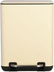 Καλάθι Απορριμμάτων 6lt Soft Close Μεταλλικό Ivory Cubic Estia 24,1×21,3×31,6εκ. 02-20989 Υλικό