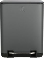 Καλάθι Απορριμμάτων 6lt Soft Close Μεταλλικό Γκρι Cubic Estia 24,1×21,3×31,6εκ. 02-20965 Υλικό