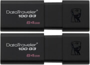KINGSTON DT100G3/64GB-2P DATA TRAVELER 100 G3 64GB USB3.0 2-PACK