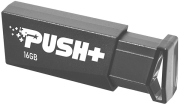 PATRIOT PSF16GPSHB32U PUSH+ 16GB USB 3.2 GEN 1 FLASH DRIVE