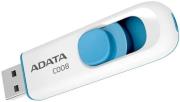 ADATA CLASSIC C008 64GB USB2.0 FLASH DRIVE WHITE/BLUE