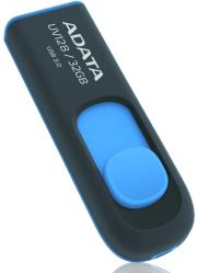 ADATA DASHDRIVE UV128 32GB USB 3.2 FLASH DRIVE BLACK/BLUE