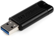 VERBATIM 49317 PINSTRIPE 32GB USB 3.0 DRIVE BLACK
