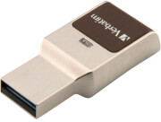 VERBATIM 49338 FINGERPRINT SECURE 64GB USB 3.0 256-BITS AES ENCRYPTION PENDRIVE