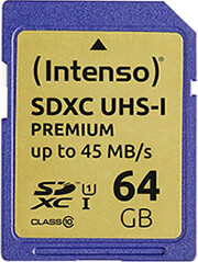 INTENSO SDXC UHS-I Premium SD 64GB – 3421490