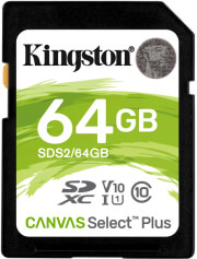 KINGSTON SDS2/64GB 64GB SDXC CANVAS SELECT