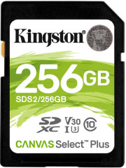 KINGSTON SDS2/256GB 256GB SDXC CANVAS SELECT