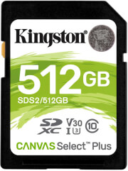 KINGSTON SDS2/512GB 512GB SDXC CANVAS SELECT