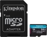 KINGSTON SDCG3/64GB CANVAS GO PLUS 64GB