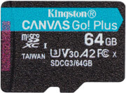 KINGSTON SDCG3/64GBSP CANVAS GO PLUS 64GB