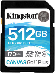 KINGSTON SDG3/512GB CANVAS GO PLUS 512GB