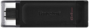 KINGSTON DT70/64GB DATATRAVELER 70 64GB USB 3.2 TYPE-C FLASH DRIVE
