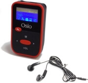 OSIO SRM-7880BR MP3 PLAYER 8GB WITH CLIP RED