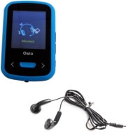 OSIO SRM-9280BB MP3/VIDEO PLAYER 8GB WITH CLIP BLUE