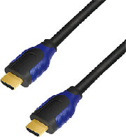LOGILINK CH0067 HDMI CABLE HIGH SPEED WITH ETHERNET 4K/60HZ 15M BLACK/BLUE
