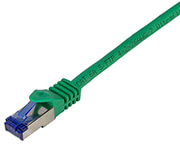 LOGILINK C6A015S CAT.6A S/FTP ULTRAFLEX PATCH CABLE 0.25M GREEN