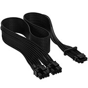 CORSAIR PREMIUM INDIVIDUALLY SLEEVED 12+4PIN PCIE GEN 5 TYPE-4 600W 12VHPWR POWER CABLE BLACK