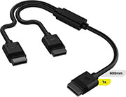 CORSAIR CL-9011124-WW ICUE LINK Y-CABLE 1X600MM STRAIGHT/ANGLED SLIM BLACK