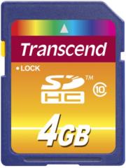 TRANSCEND 4GB SECURE DIGITAL CARD HIGH