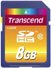 TRANSCEND 8GB SECURE DIGITAL CARD HIGH