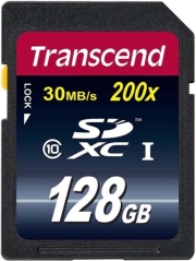 TRANSCEND TS128GSDXC10 128GB SDXC CLASS 10