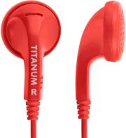 ESPERANZA TH108R STEREO EARPHONES TITANIUM RED